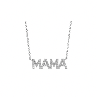 Mama Pave Necklace