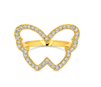 CUSTOMMADE BIG BUTTERFLY RING x Ruby – Byloro