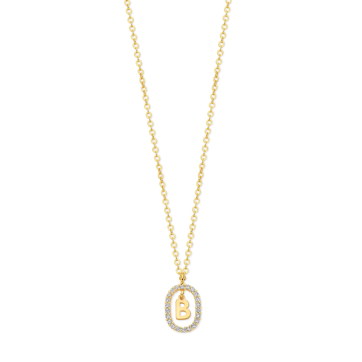 CUSTOMMADE INITIAL J'ALORO NECKLACE – Byloro