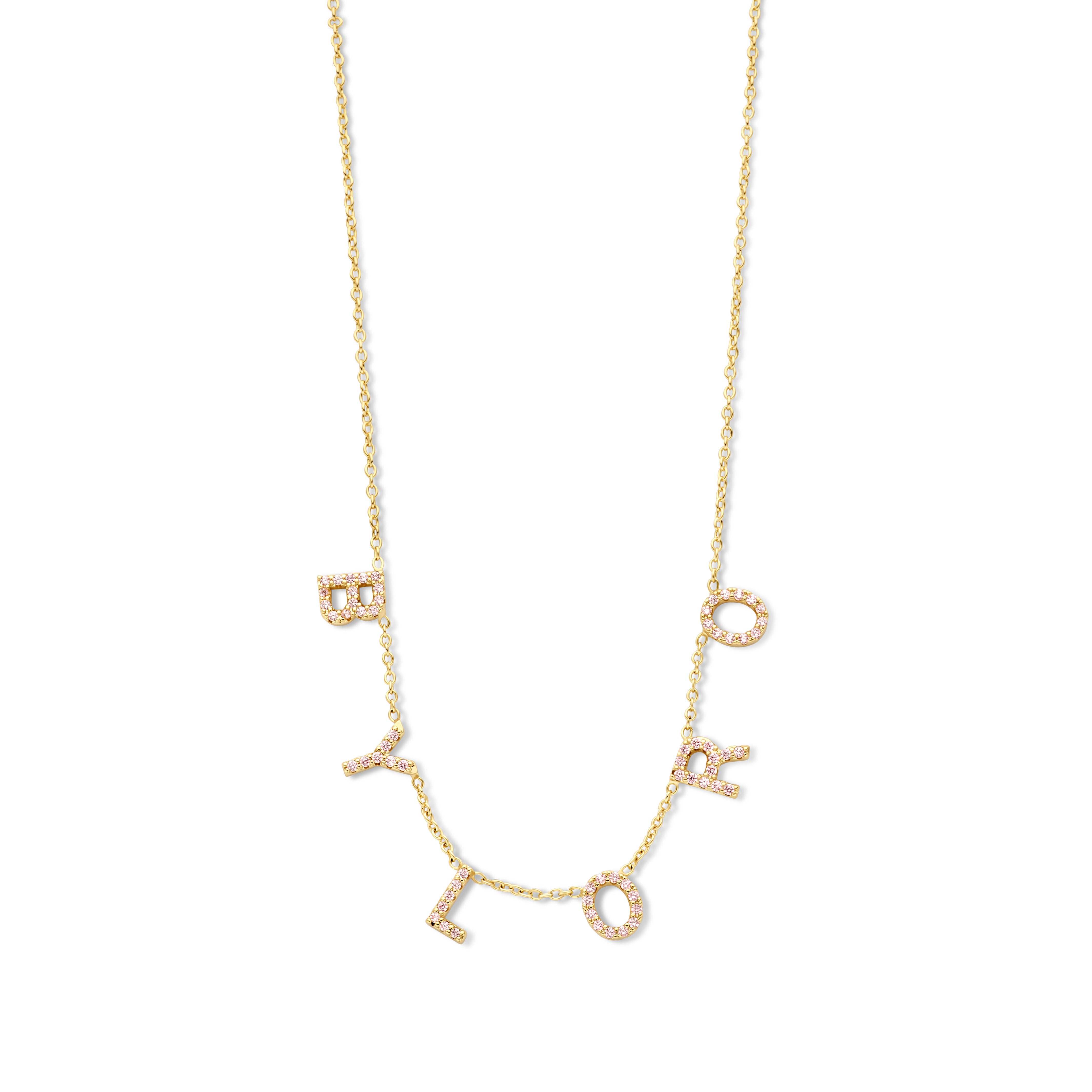 CUSTOMMADE Mathilde letter necklace – Byloro