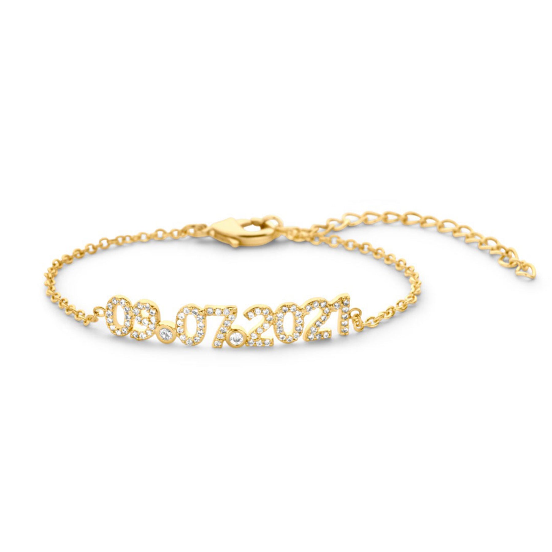 Custommade Save The Date Birthstone Bracelet – Byloro