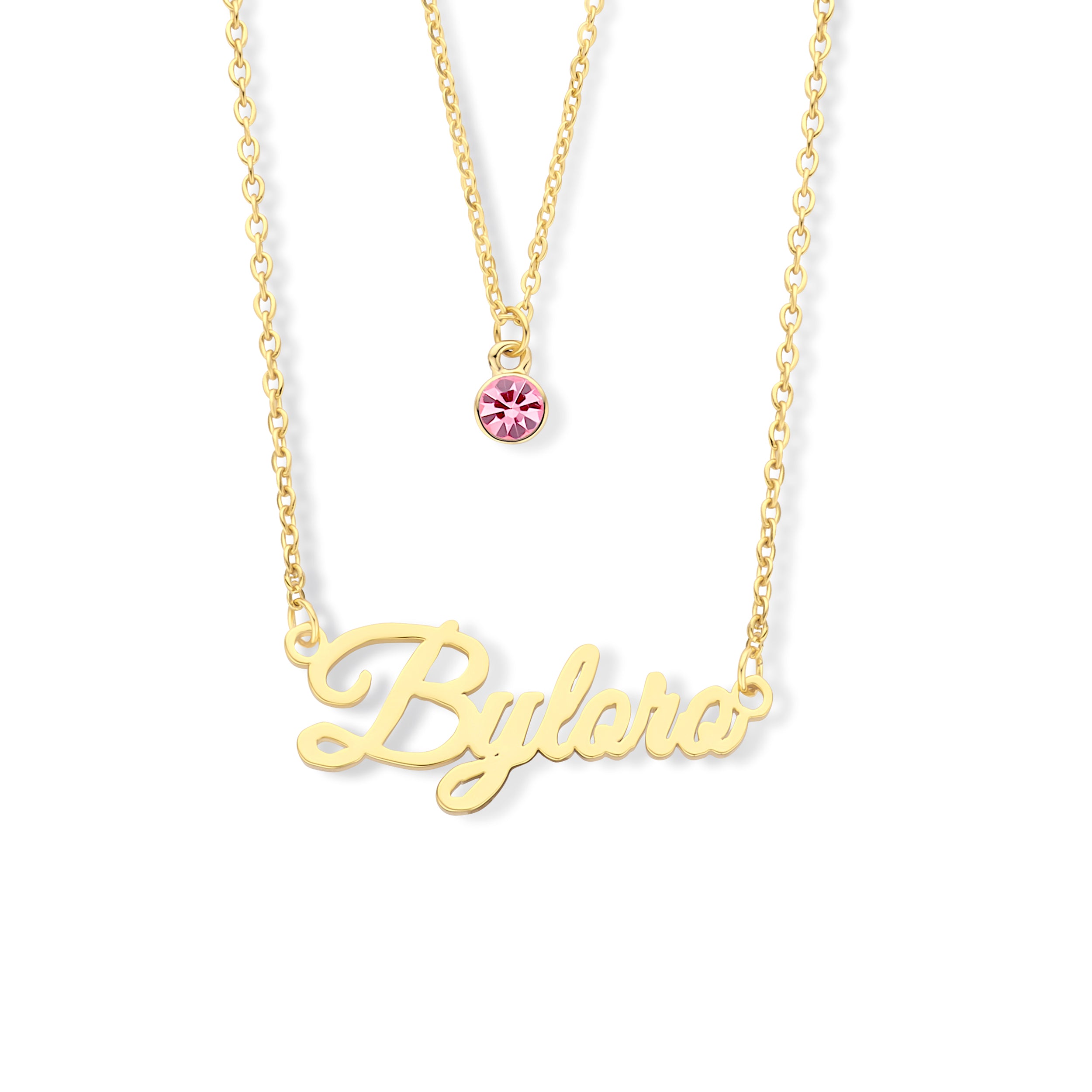 CUSTOMMADE NOÉ BIRTHSTONE NECKLACE
– Byloro