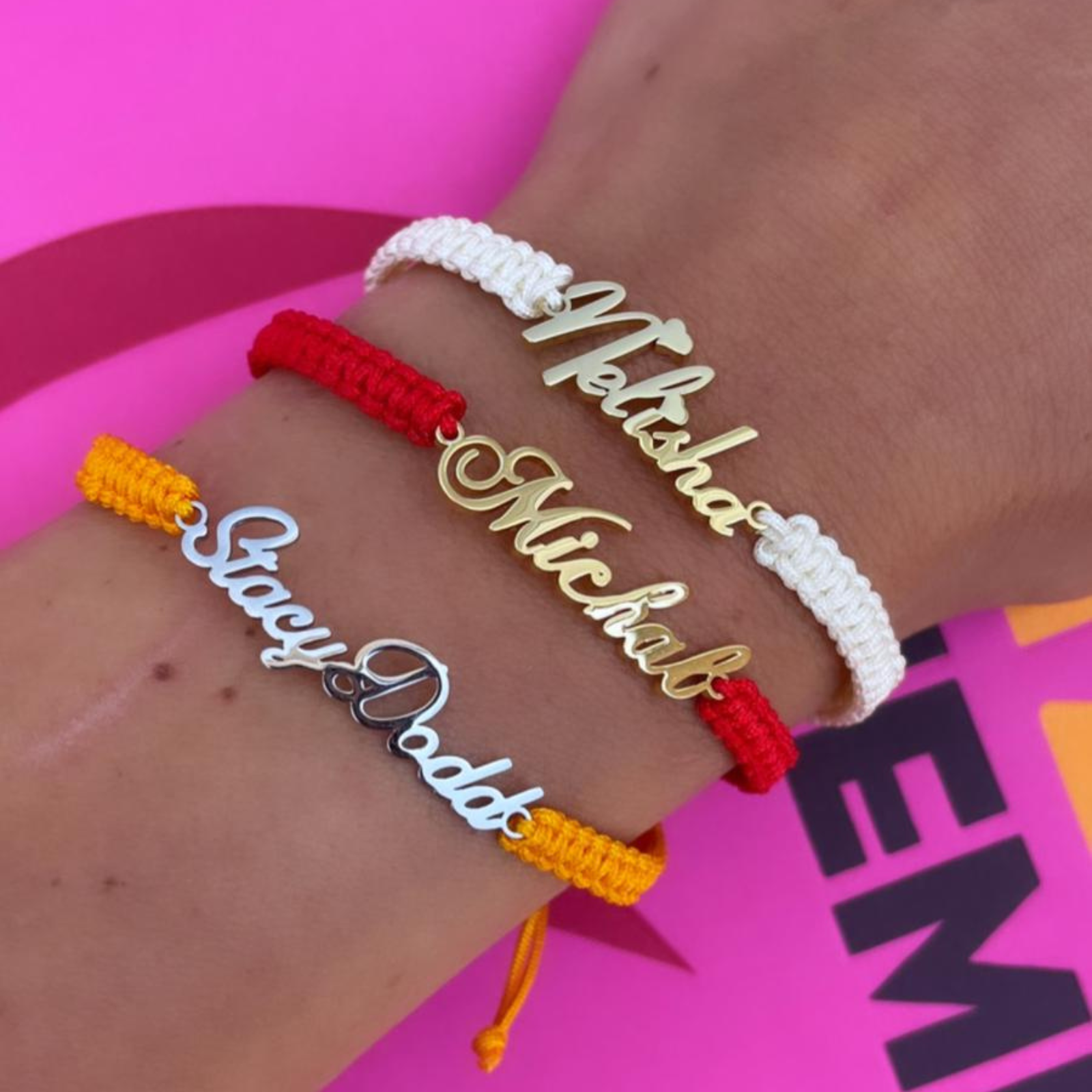 Custommade Djessy Name Bracelet – Byloro