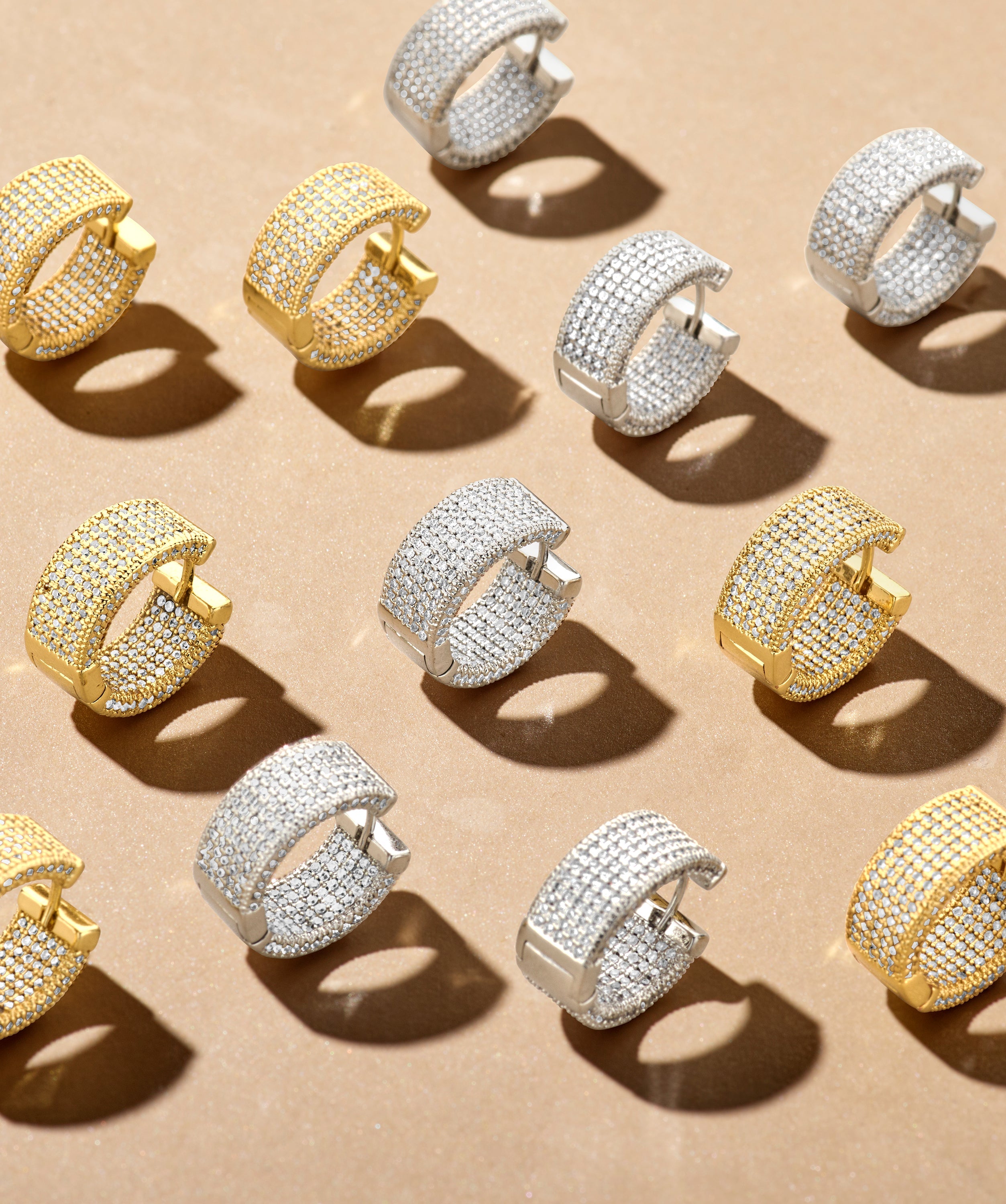 Kopie der Diamant-Champagner-Ohrringe [GOLD] ❤