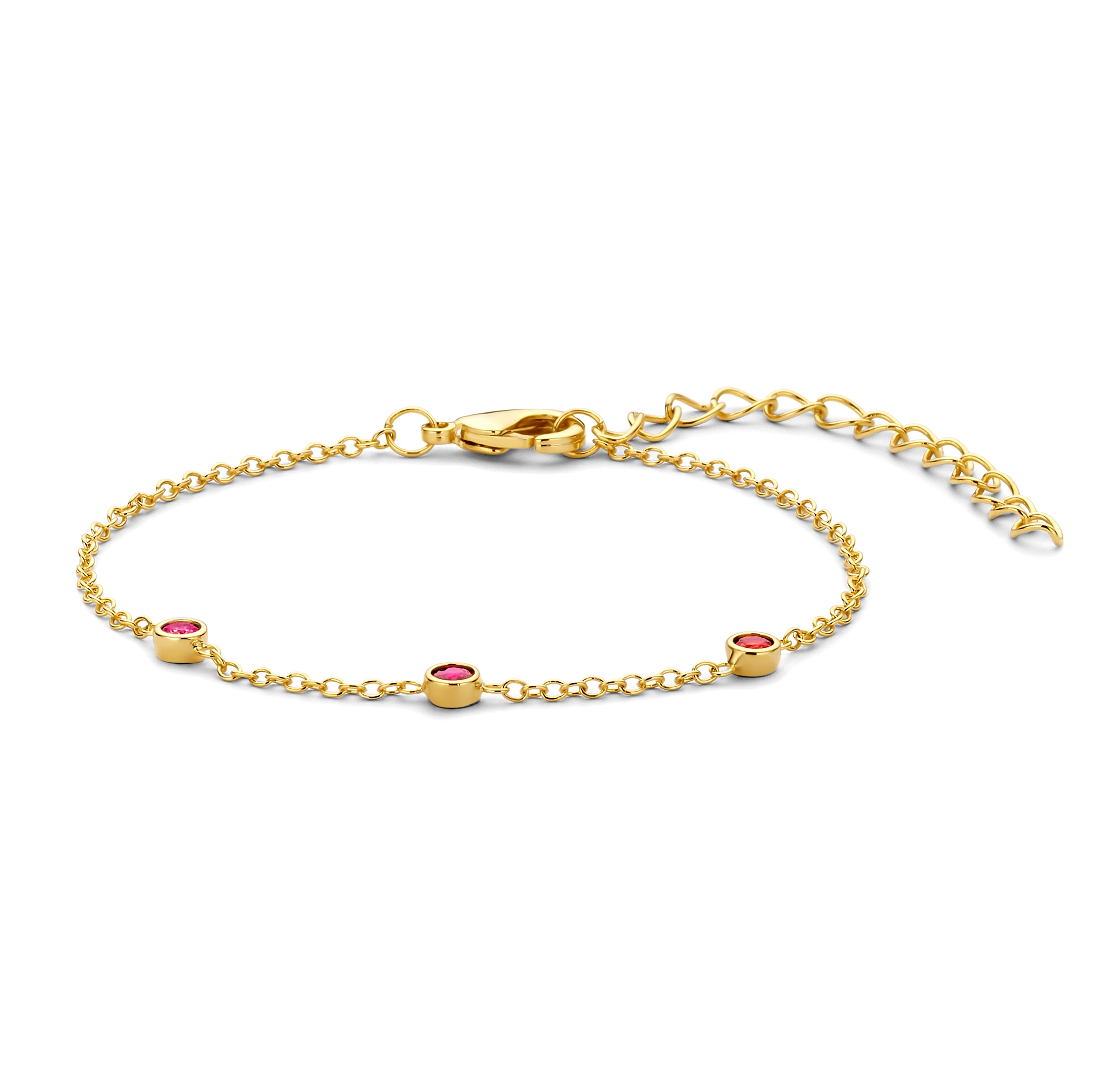 CUSTOMMADE BIRTHSTONE TRIPLE DOT BRACELET – Byloro