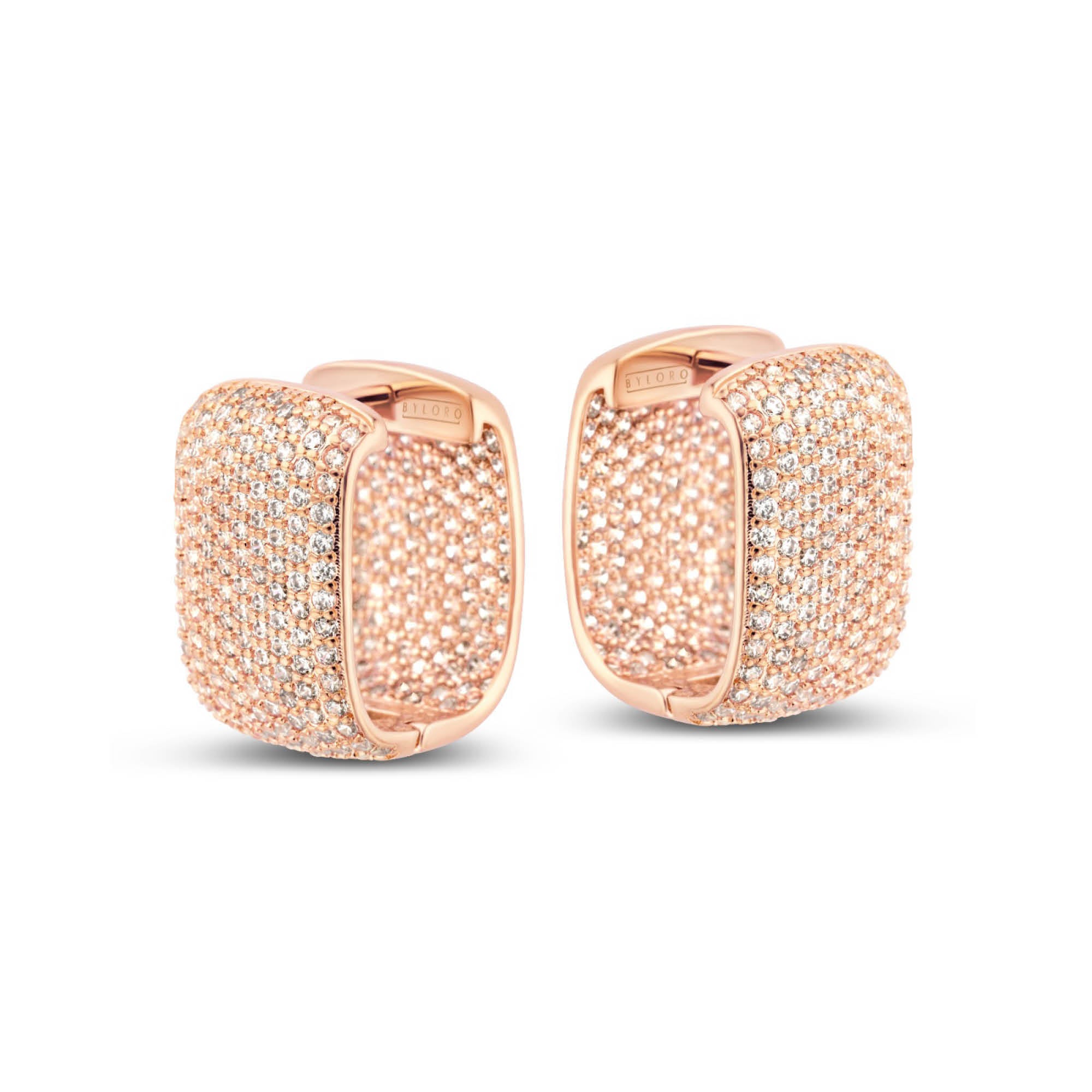 Champagne Tiffany earrings [ROSÉ] ❤ CELEB CHOICE* – Byloro
