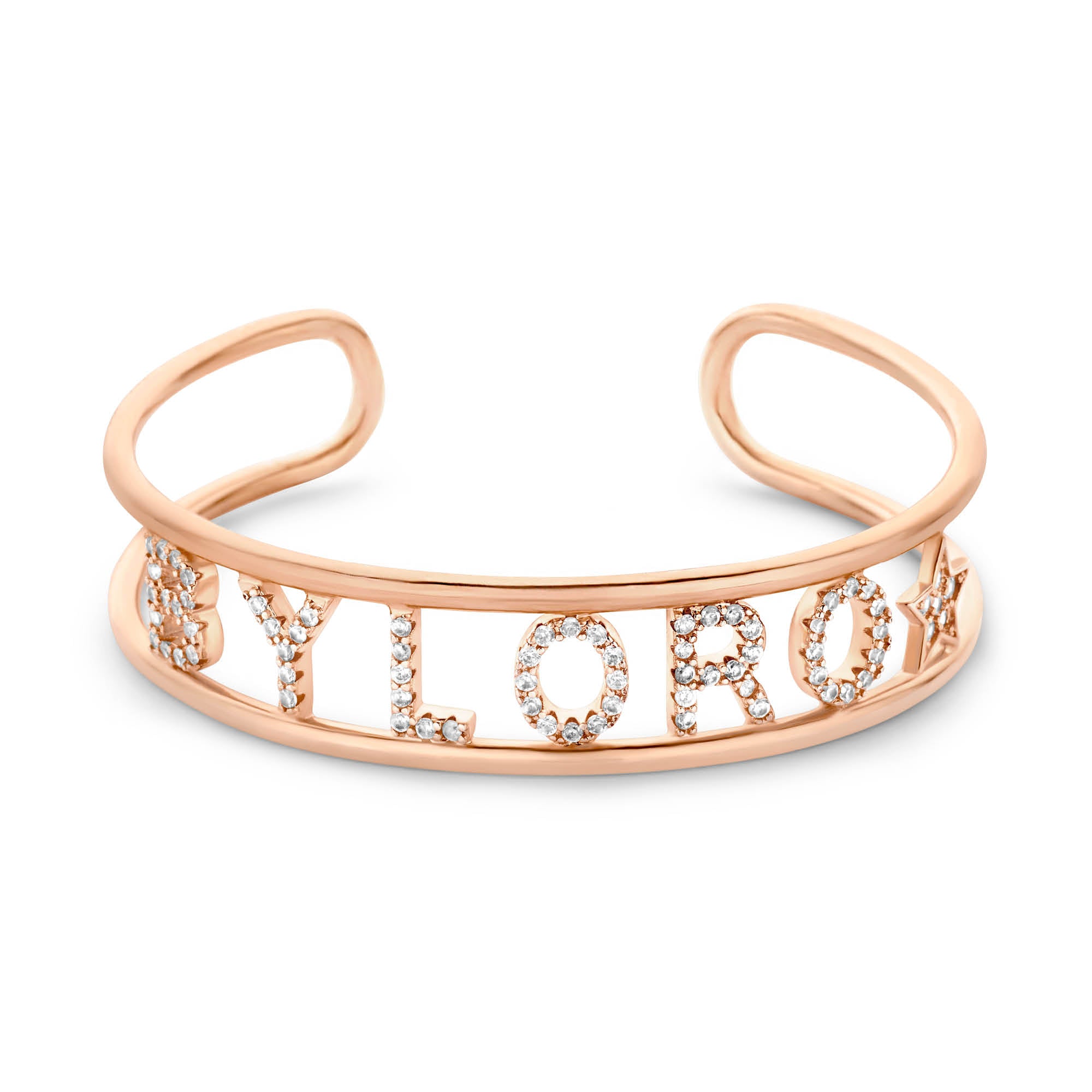 MAßGEFERTIGTES IKONISCHES BIANC-ARMBAND [❤ STAR CHOICE]*