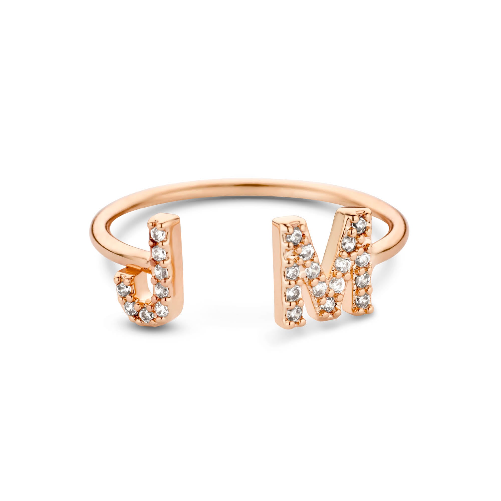 Maßgeschneiderter Ring mit 2 Initialen [2 Initialen]