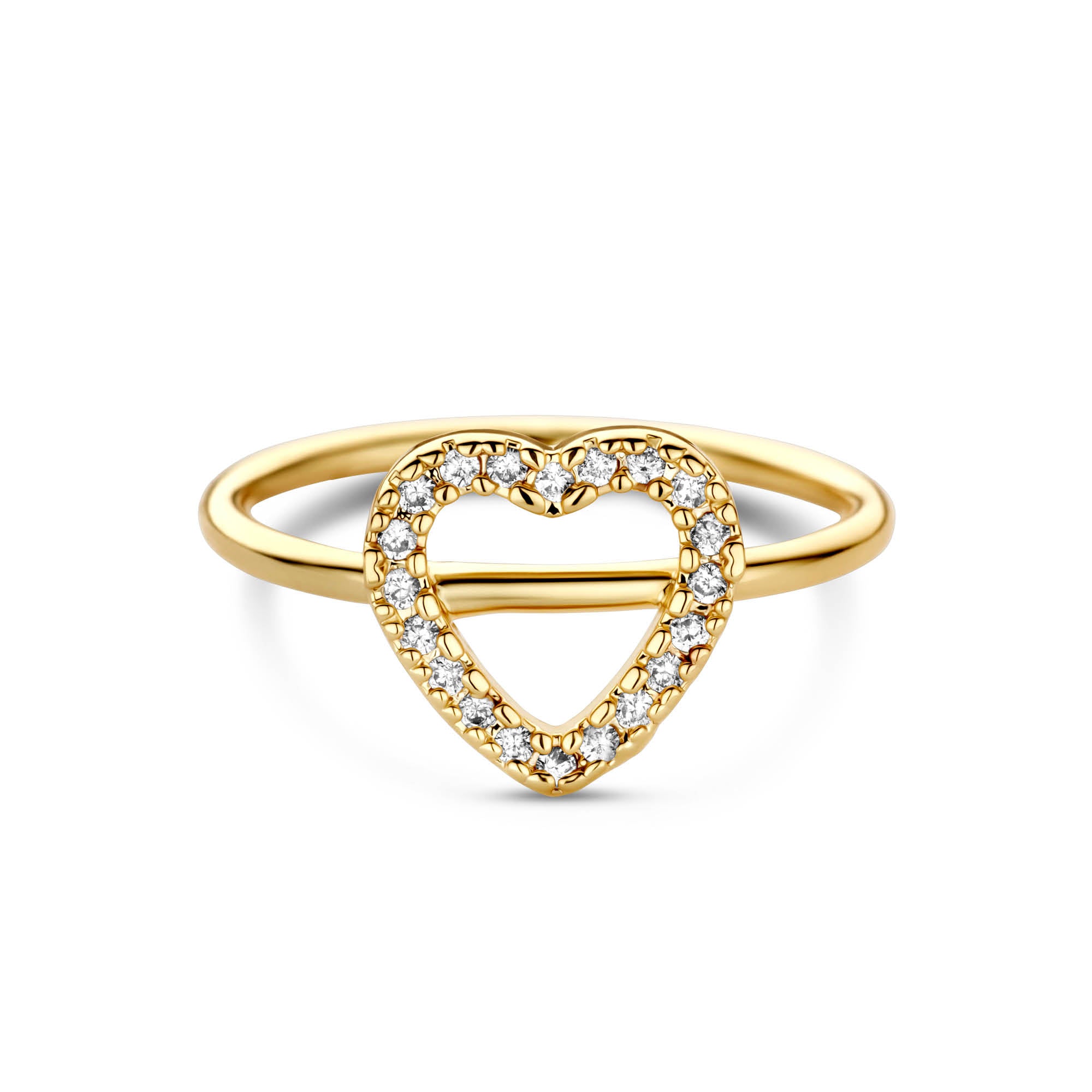 Custommade open heart ring – Byloro