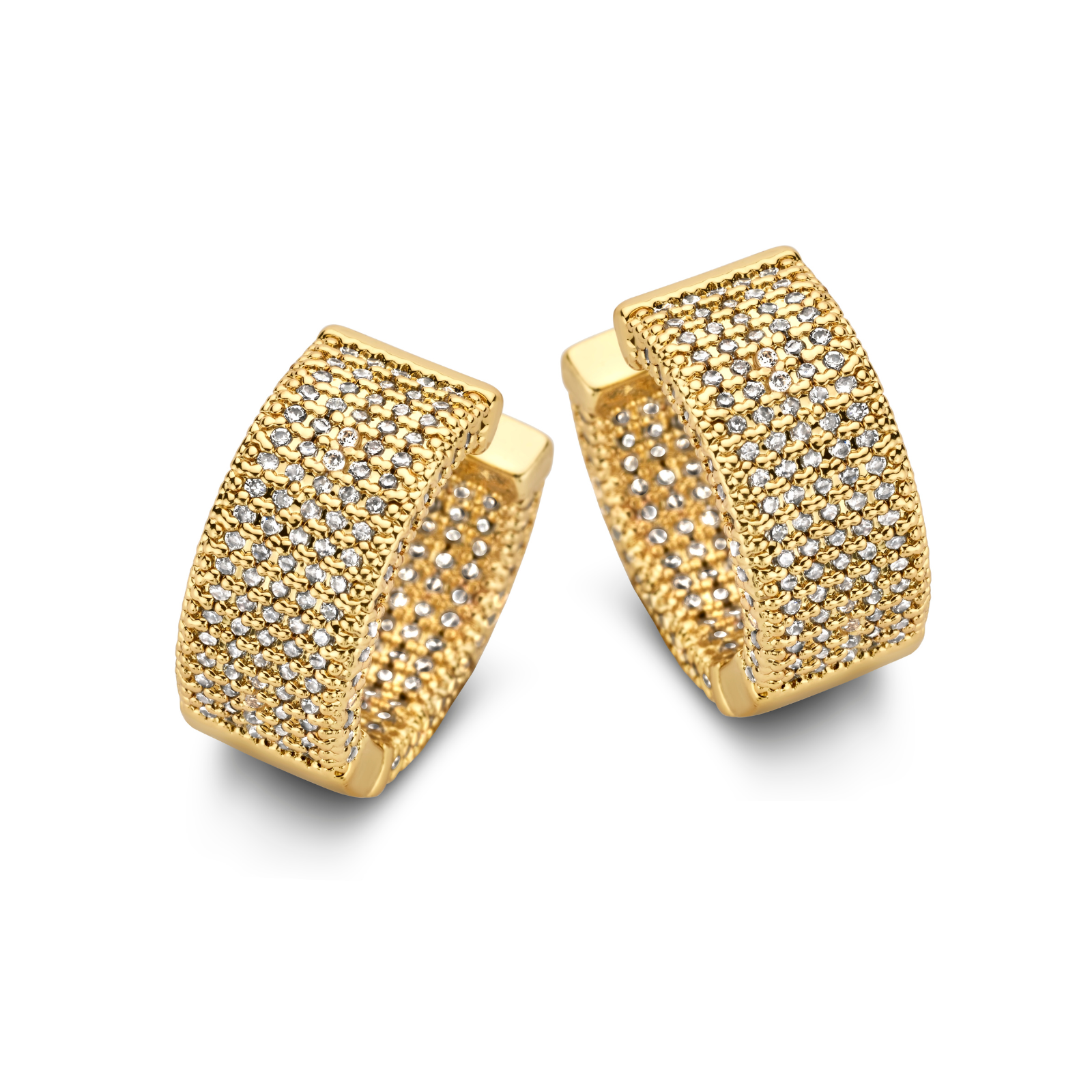 Diamond Champagne Earrings [GOLD] ❤ – Byloro