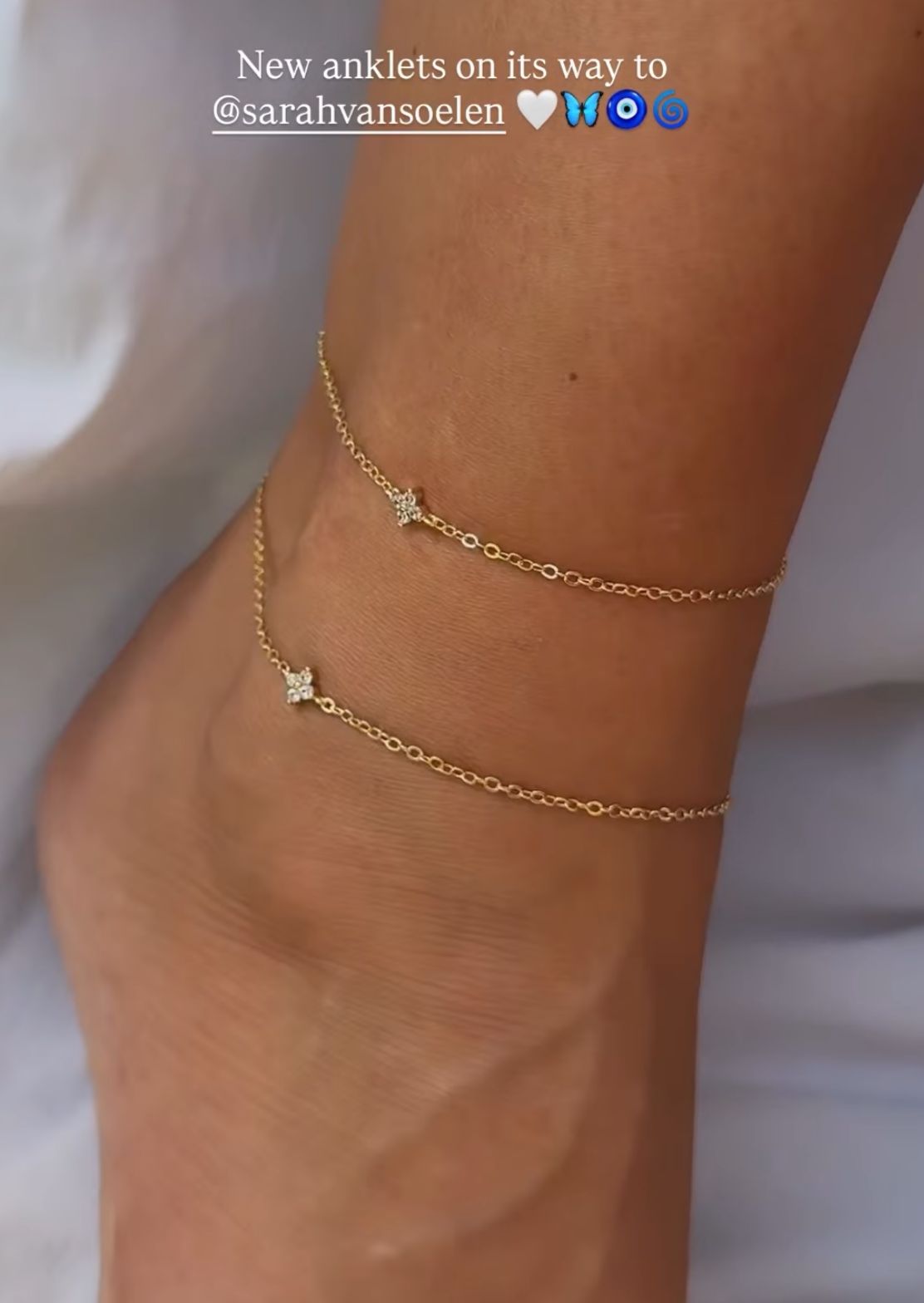 [CUSTOMMADE] Divine Anklet X Sarah van Soelen