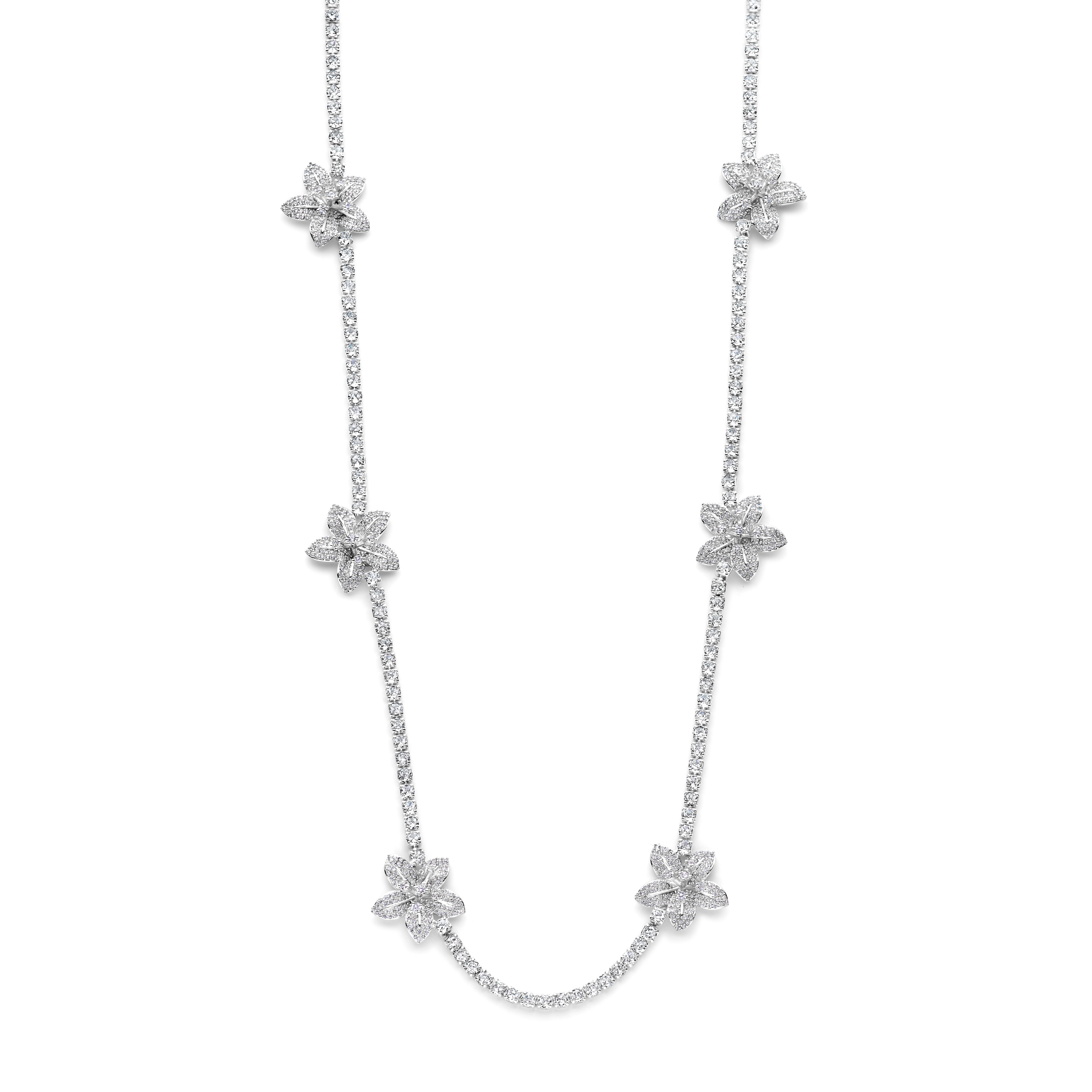 Frosted Blossom Necklace [Beau Monde Magazine] – Byloro