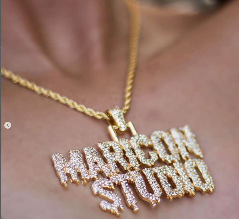 CUSTOMMADE Maricon full diamonds necklace – Byloro
