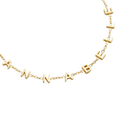 Custommade Space Letter Bracelet [PLAIN] – Byloro