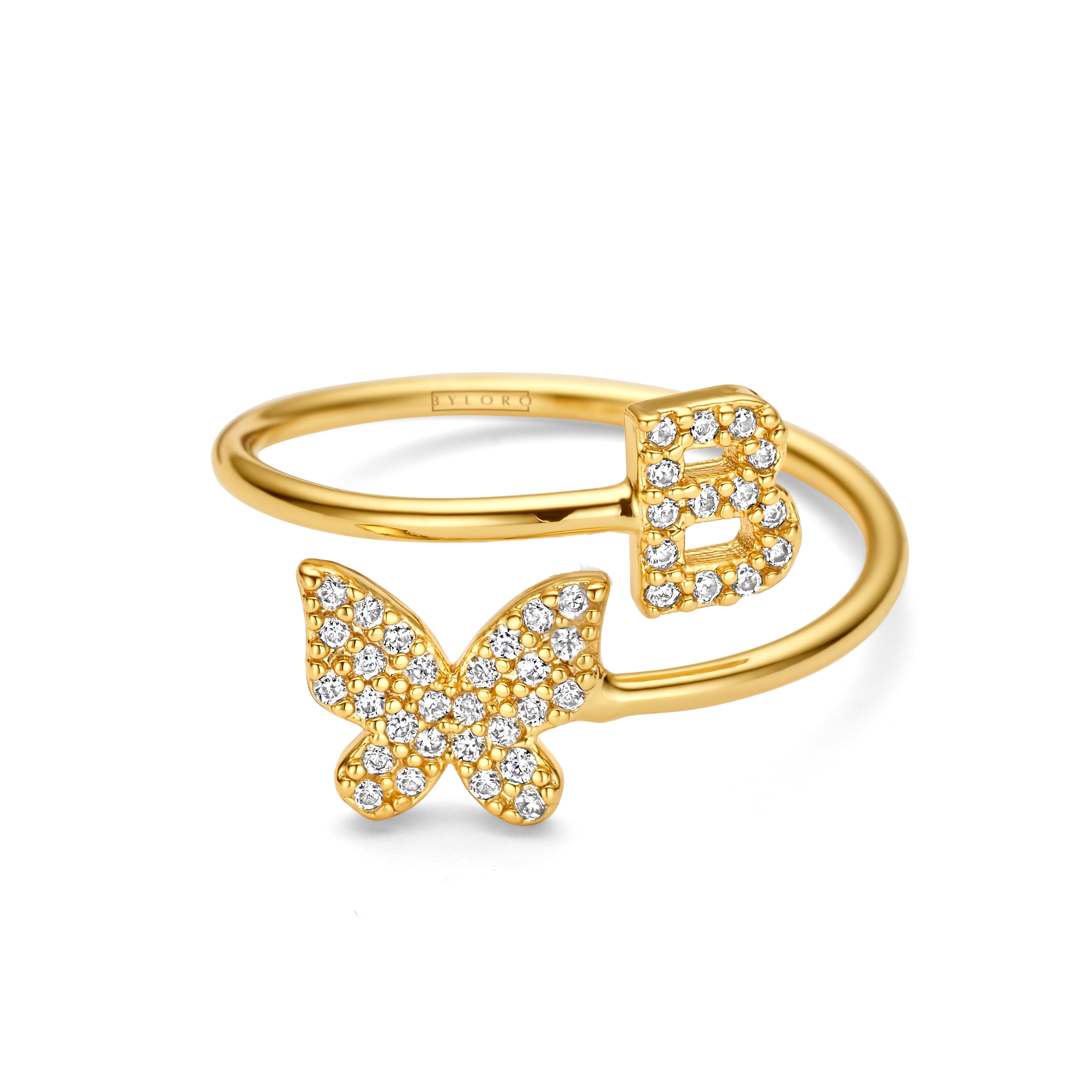 Custommade Twisted Initial Ring [2 initialen] – Byloro