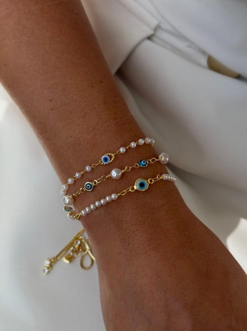 [CUSTOMMADE] Evil Eye Pearl Set x Sarah van Soelen – Byloro