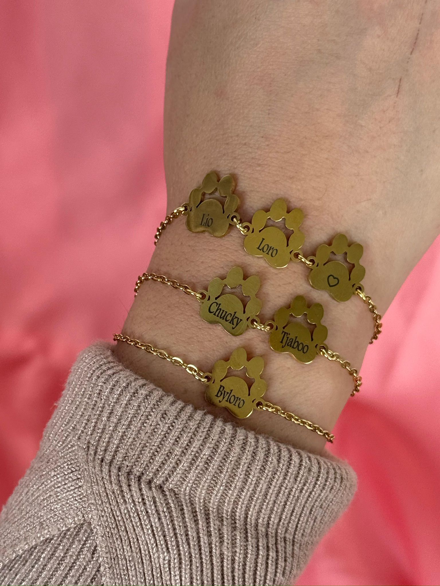 Maßgeschneidertes Initialenarmband [2 Initialen]