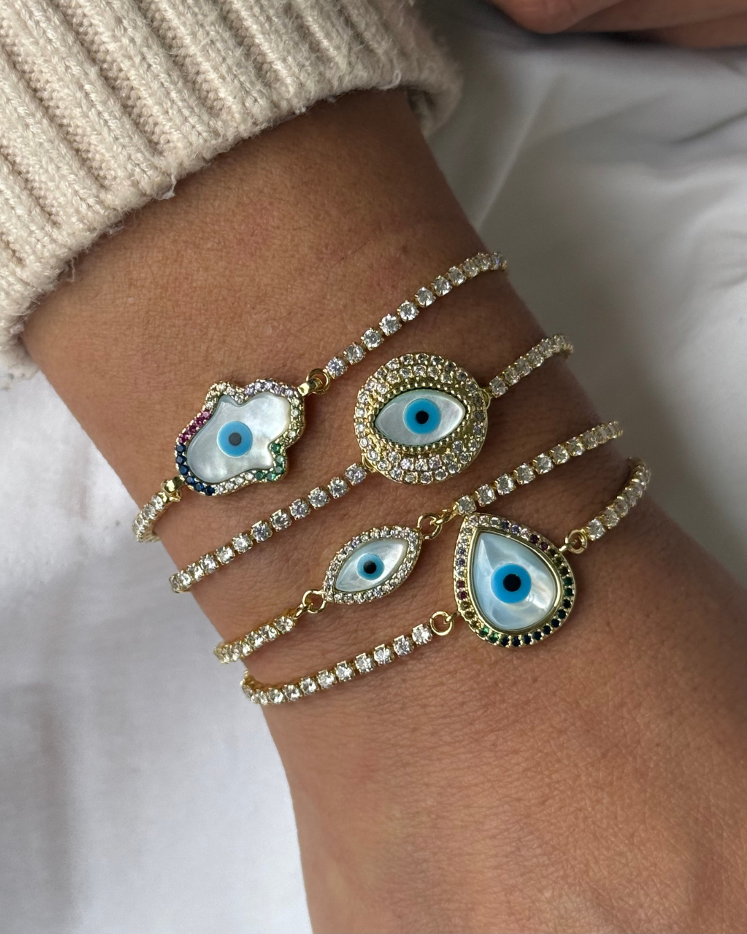 [CUSTOMMADE] Rainbow Evil Eye Set x Sarah van Soelen – Byloro