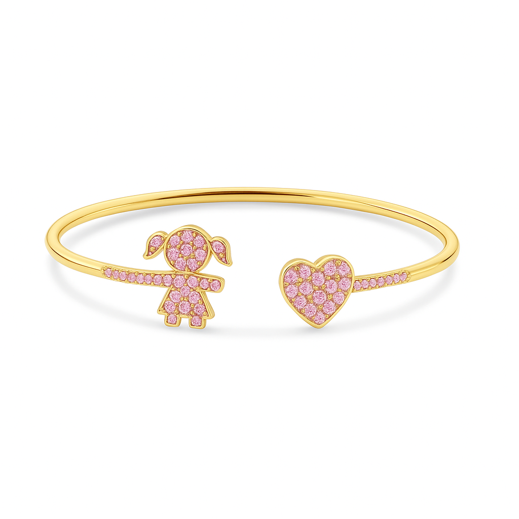 Custommade Gender Reveal Bracelet [DIAMOND GIRL] – Byloro