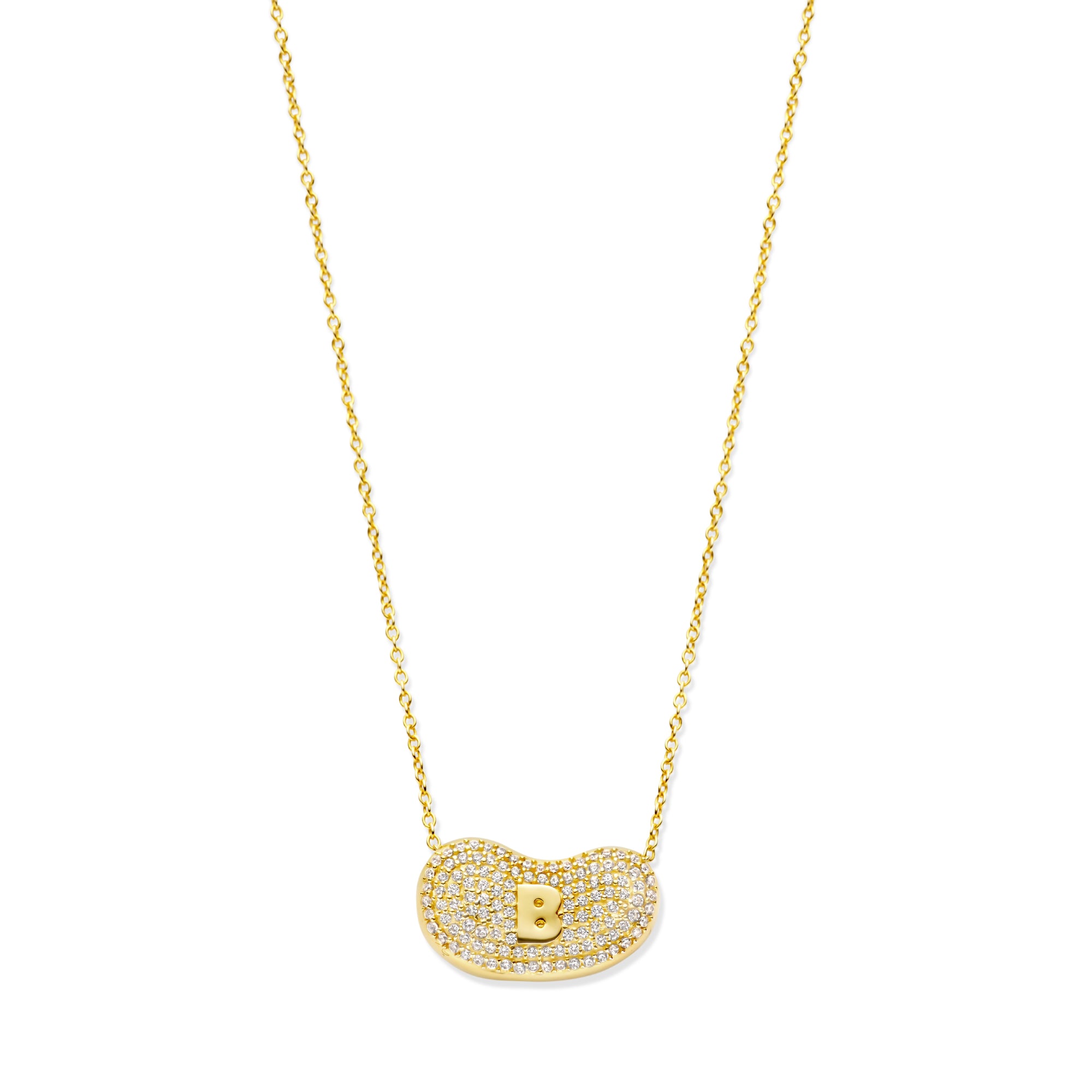 CUSTOMMADE BEANY DIAMOND NECKLACE – Byloro