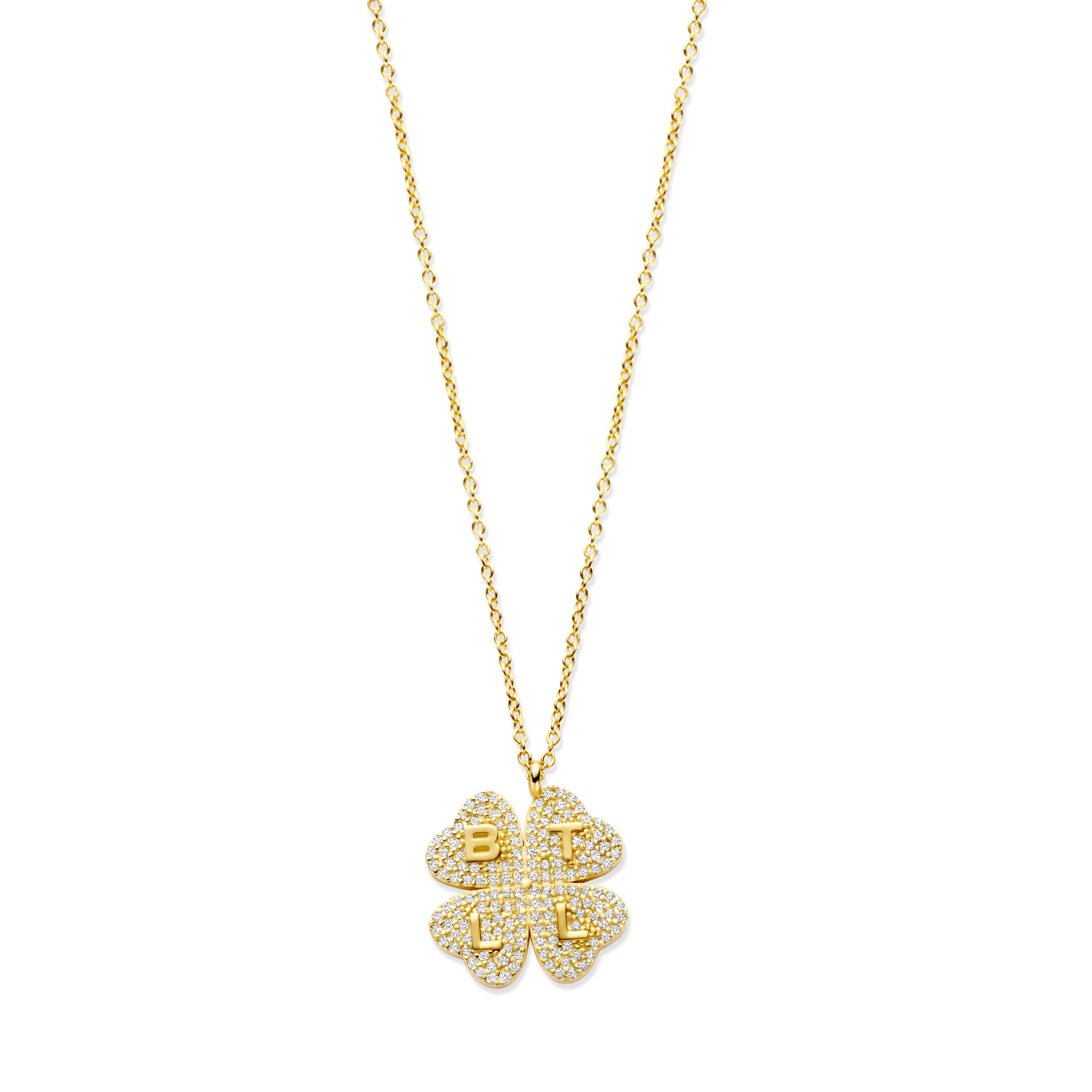 Custommade Lucky Leaf Necklace [KLEIN FORMAAT] – Byloro