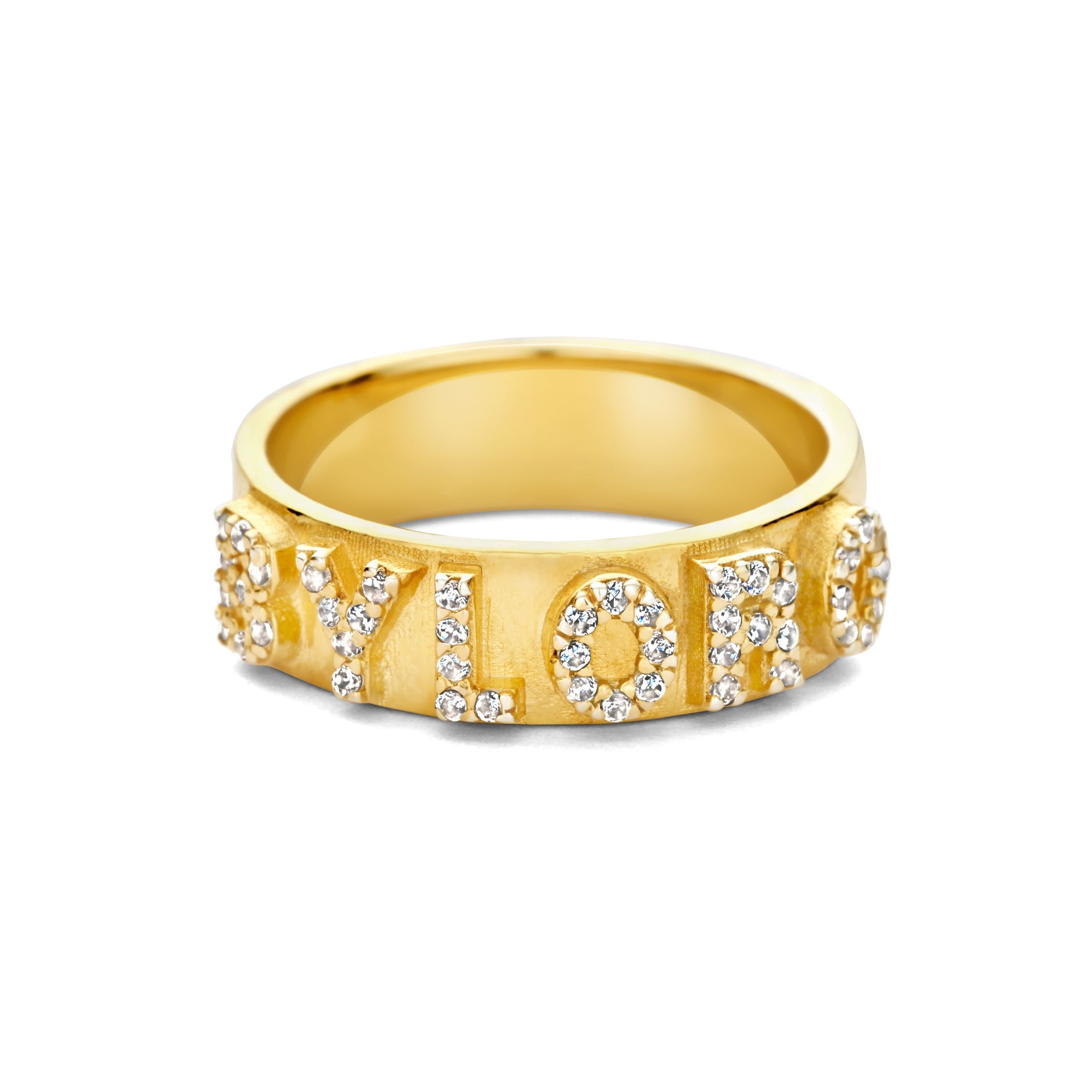 Custommade Chunky Ring [DIAMONDS] – Byloro
