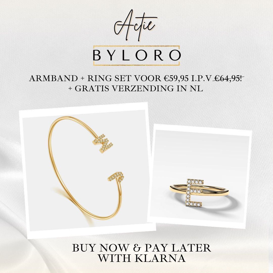 Forever Initial Bracelet + Ring [SET PRICE] – Byloro